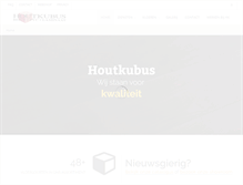Tablet Screenshot of houtkubus.nl